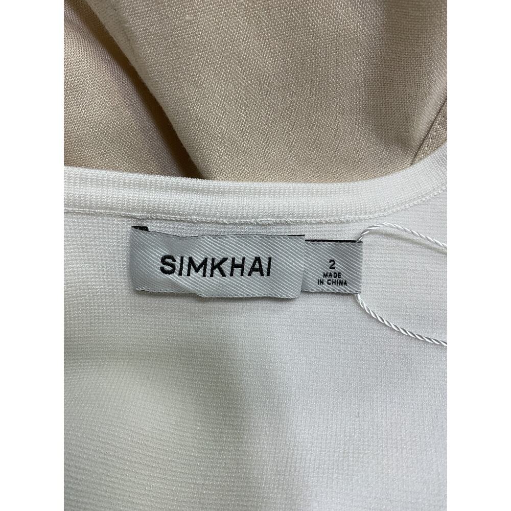 Simkhai Beige Camden Tank Midi Dress Size 2 - Picture 4 of 6